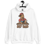 DIY Black Hair Tan Skin Tone No-Glasses Stubble Dad Hoodie