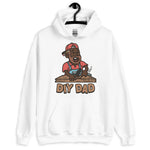 DIY Brown Hair Dark Skin Tone No-Glasses Beard Dad Hoodie