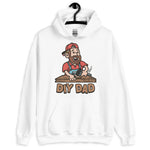 DIY Brown Hair Light Skin Tone No-Glasses Beard Dad Hoodie