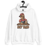 DIY Brown Hair Tan Skin Tone Glasses Moustache Dad Hoodie