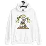 Cooking Black Hair Light Skin Tone No-Glasses Beard Dad Hoodie