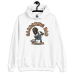 Gardening Black Hair Dark Skin Tone Glasses Bald Beard Dad Hoodie