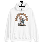 Gardening Black Hair Light Skin Tone Glasses Bald Stubble Dad Hoodie