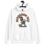 Gardening Black Hair Light Skin Tone Glasses Medium Beard Dad Hoodie