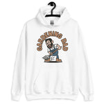 Gardening Black Hair Light Skin Tone No-Glasses Medium Beard Dad Hoodie