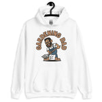 Gardening Black Hair Tan Skin Tone Glasses Short Beard Dad Hoodie