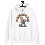 Gardening Blond Hair Light Skin Tone No-Glasses Medium Stubble Dad Hoodie