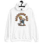 Gardening Blond Hair Tan Skin Tone Glasses Medium Stubble Dad Hoodie