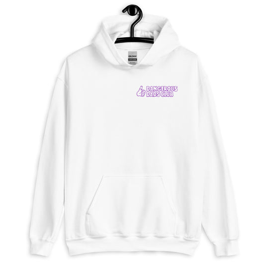 Dangerous Dads Club Hoodie - purple outline logo