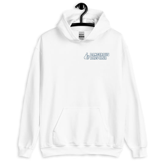 Dangerous Dads Club Hoodie - navy outline logo