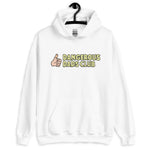 Dangerous Dads Club Hoodie - yellow logo - light thumb