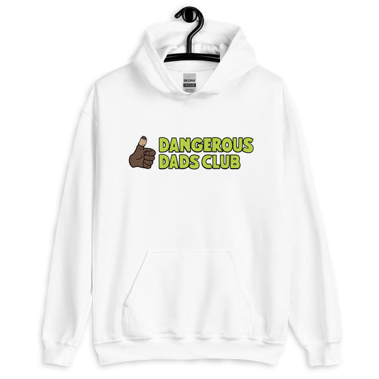 Dangerous Dads Club Hoodie - L.green logo - dark thumb