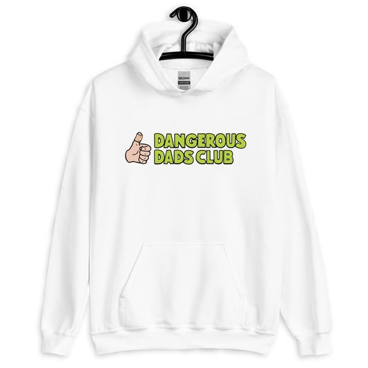 Dangerous Dads Club Hoodie - L.green logo - light thumb