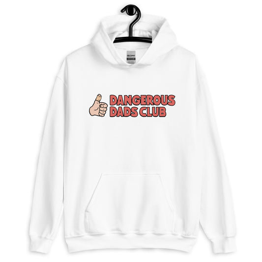 Dangerous Dads Club Hoodie - Red logo - light thumb