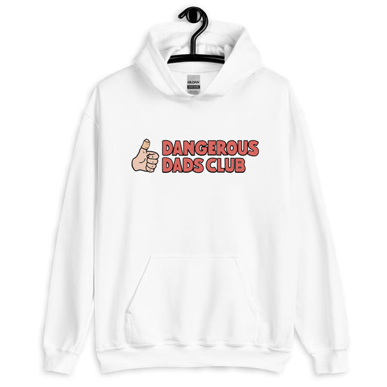 Dangerous Dads Club Hoodie - Red logo - light thumb
