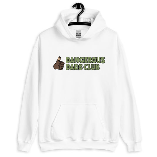 Dangerous Dads Club Hoodie - Green logo - dark thumb