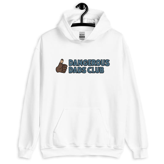 Dangerous Dads Club Hoodie - Blue logo - dark thumb