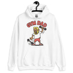 Gym Blond Hair Tan Skin Tone Glasses Medium Beard Dad Hoodie