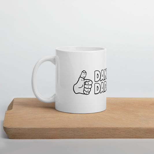 Dangerous Dads Club 11 oz White Glossy Mug – Perfect Gift for Bold Fathers
