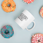 Dangerous Dads Club 11 oz White Glossy Mug – Perfect Gift for Bold Fathers